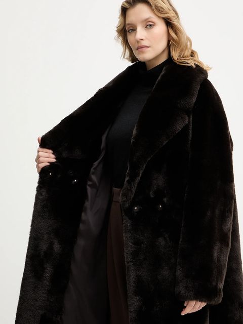 Guess płaszcz VANNA kolor brązowy W5BL95 WJ110