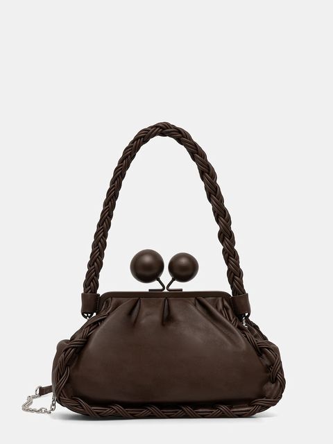 Weekend Max Mara torebka skórzana ALECITO kolor brązowy 2615511144600 - zdjęcie produktu nr 1