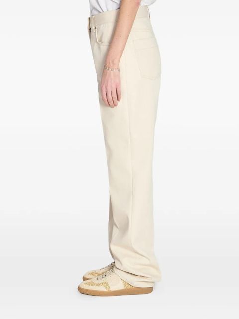 Valentino Garavani pleated gold detail jeans - Neutrals - zdjęcie produktu nr 2