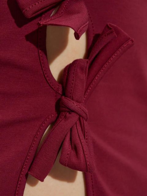 MISBHV bow-detail blouse - Red