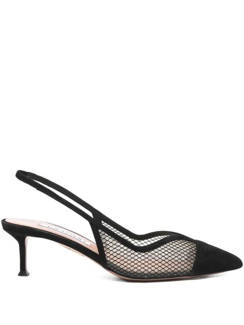 Aquazzura Gia slingback pumps - Black - zdjęcie produktu nr 1