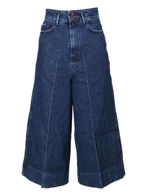 Alysi pockets cotton wide-leg jeans - Blue - zdjęcie produktu nr 1