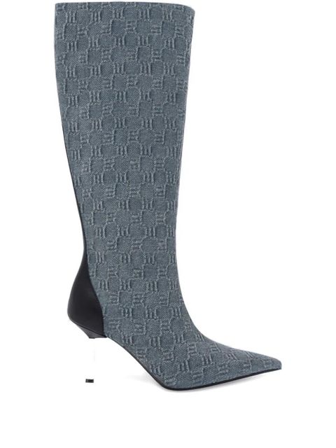 MISBHV 75mm monogram boots - Blue
