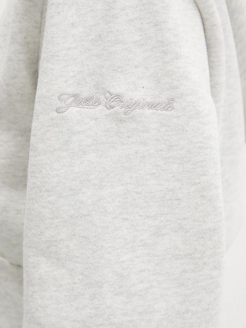 Guess Originals bluza damska kolor szary z kapturem melanżowa W5BQ29 K4110