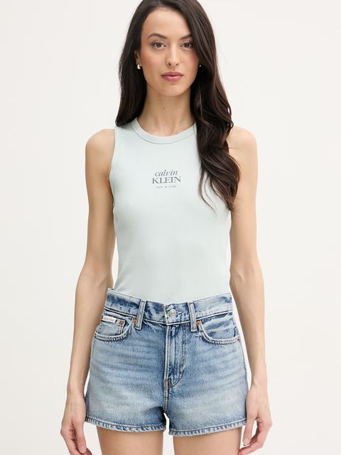 Calvin Klein Jeans top damski z bawełną - zdjęcie produktu nr 1