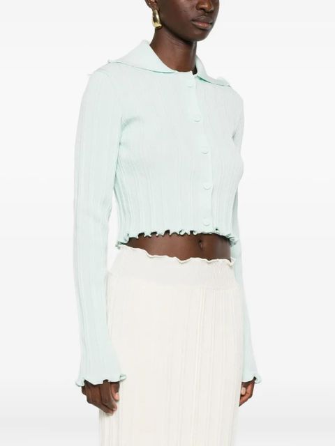 Jil Sander knitted cardigan - Blue