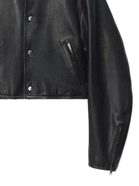 Alexander Wang buttoned leather jacket - Black - zdjęcie produktu nr 2