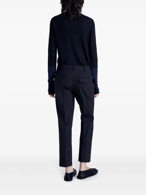 Proenza Schouler Myers cotton trousers - Black