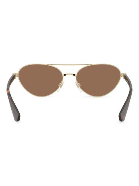 Burberry Eyewear pilot-frame sunglasses - Gold