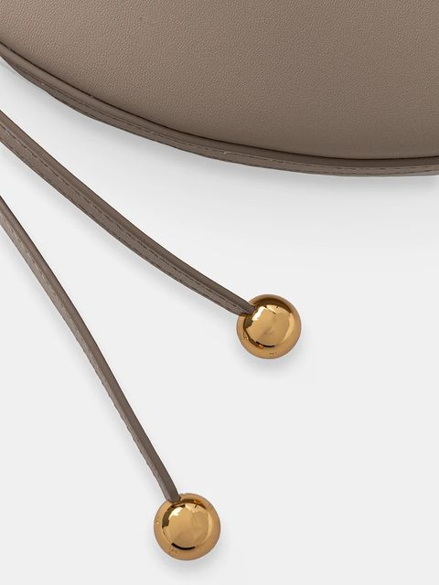 Furla torebka skórzana Moonstone M Shoulder Bag kolor beżowy WB01868 BX3104 4488S - zdjęcie produktu nr 2