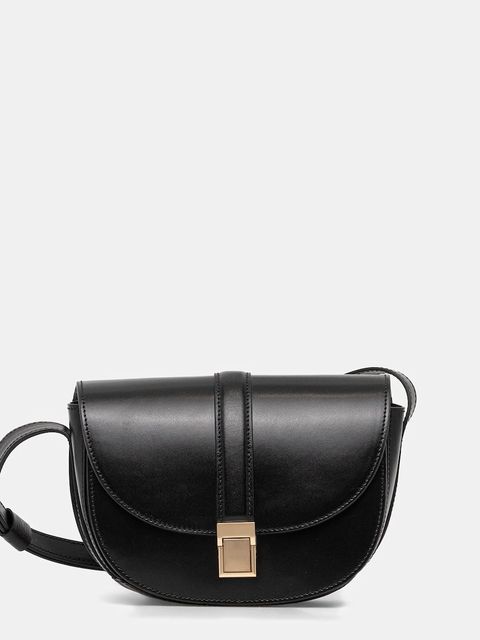 Marc O'Polo torebka skórzana kolor czarny 50912210702203 - zdjęcie produktu nr 1