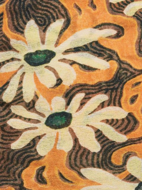 Nanushka daisy swirl skirt - Orange