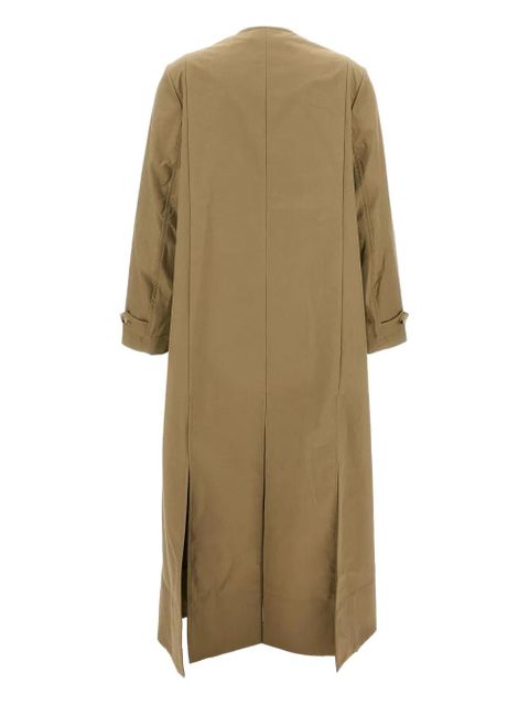 Simone Rocha embellished belted coat - Brown