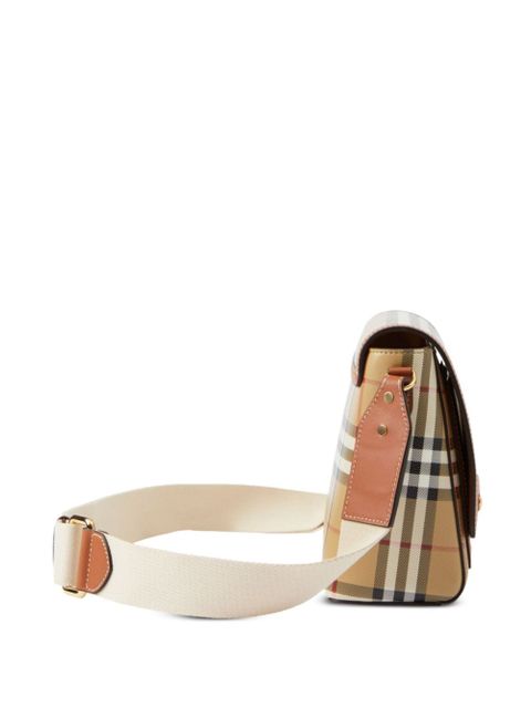 Burberry Note check crossbody bag - Neutrals