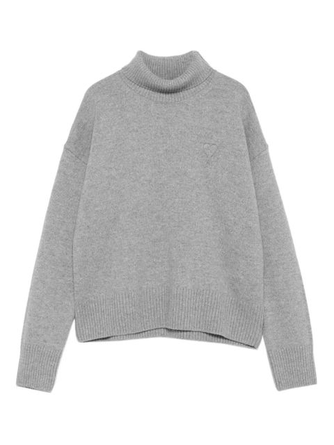 AMI Paris turtleneck sweater - Grey - zdjęcie produktu nr 1
