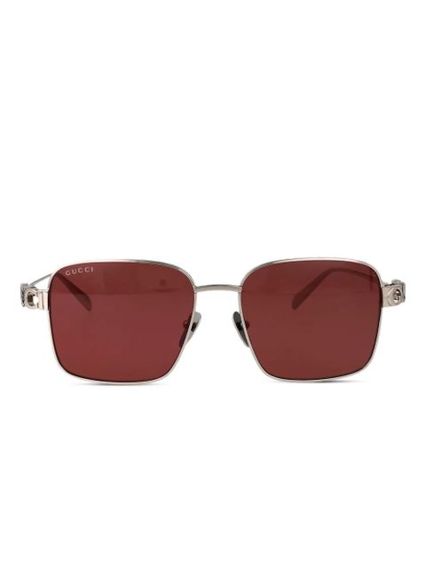 Gucci Eyewear square-frame sunglasses - Silver - zdjęcie produktu nr 1