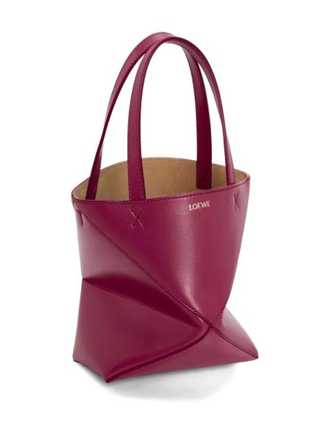 LOEWE mini Puzzle tote bag - Pink - zdjęcie produktu nr 2