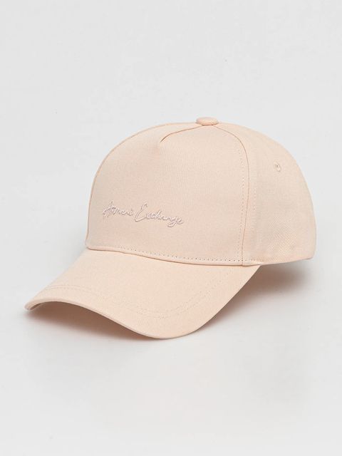 Armani Exchange czapka z daszkiem bawełniana - zdjęcie produktu nr 1