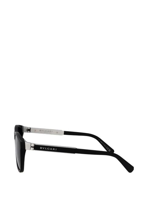 Bvlgari square aluminium sunglasses - Black