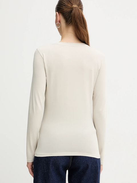 Armani Exchange longsleeve kolor beżowy XW001353 AF17173