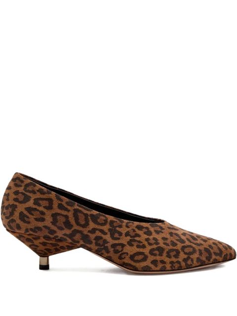 MARANT ÉTOILE Ebisa leopard-print suede pumps - Brown - zdjęcie produktu nr 1