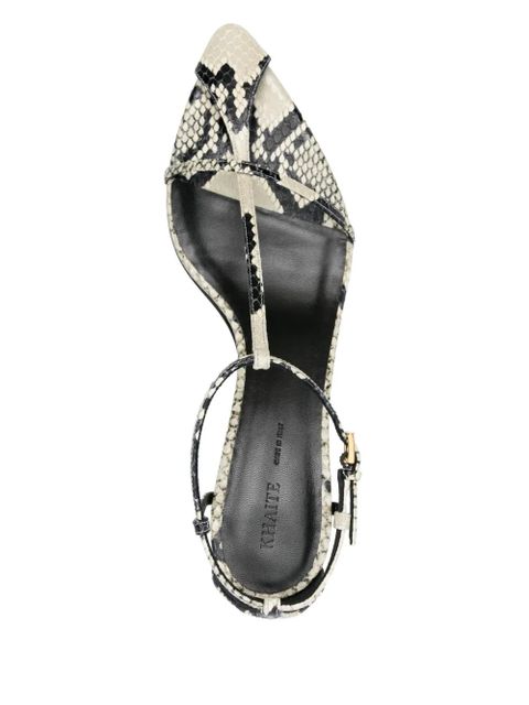 KHAITE 45mm Bella sandals - Neutrals