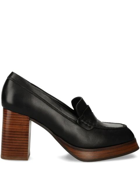 ALOHAS 90mm block-heel penny-strap pumps - Black - zdjęcie produktu nr 1