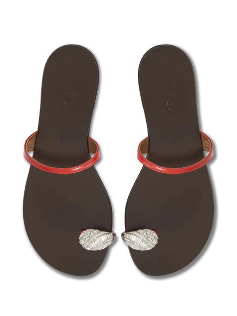 Giuseppe Zanotti Icon Ring sandals - Red