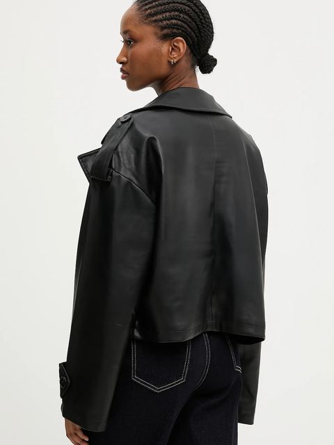 Answear.LAB ramoneska kolor czarny przejściowa