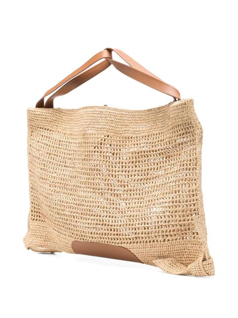 Hereu Cador woven tie tote bag - Neutrals