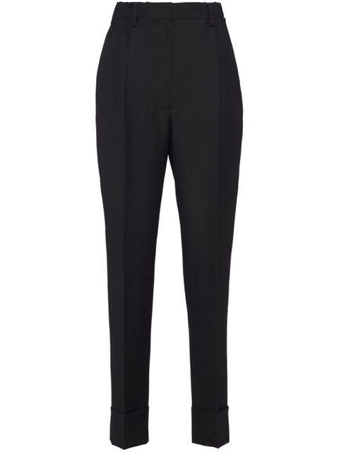 Prada pressed-crease tailored trousers - Black - zdjęcie produktu nr 1