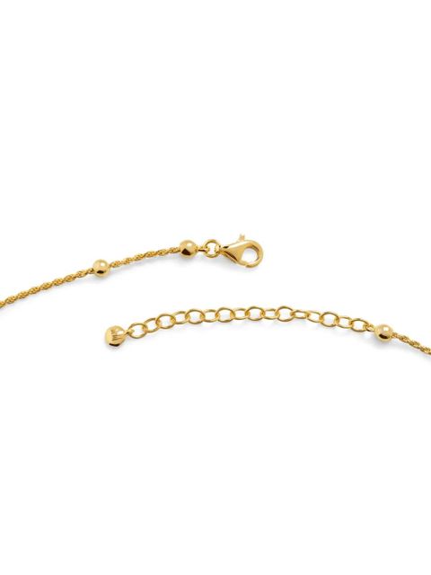 Monica Vinader beaded rope-chain necklace - Gold