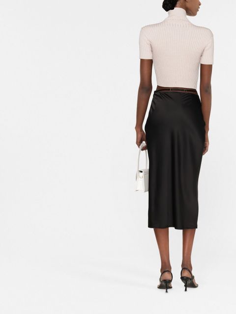 Jacquemus La Jupe Notte midi skirt - Black