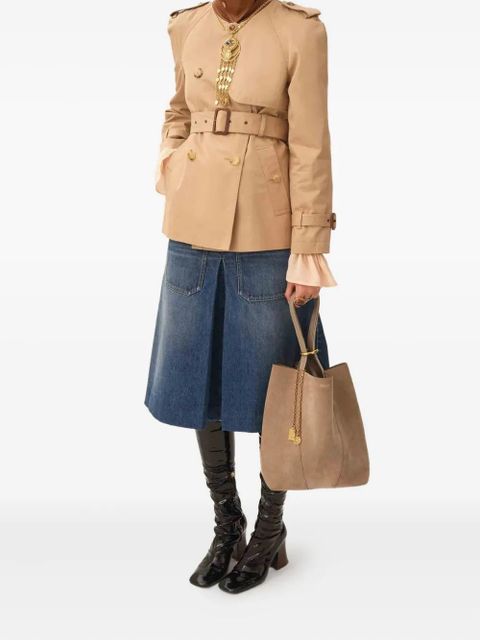 Chloé Spin chain-detail tote bag - Neutrals