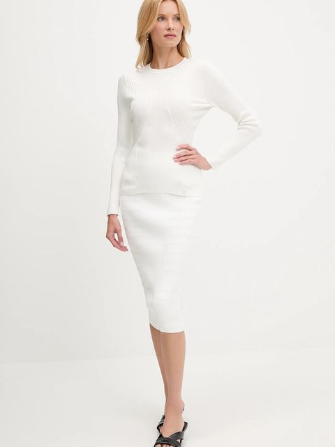 Guess sweter HANNA damski kolor biały W5YR08 Z0040 - zdjęcie produktu nr 2