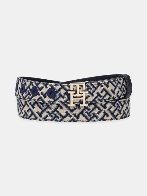 Tommy Hilfiger pasek damski kolor granatowy AW0AW17497 - zdjęcie produktu nr 1