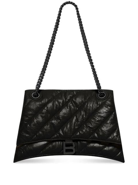 Balenciaga medium Crush chain-strap shoulder bag - Black - zdjęcie produktu nr 1