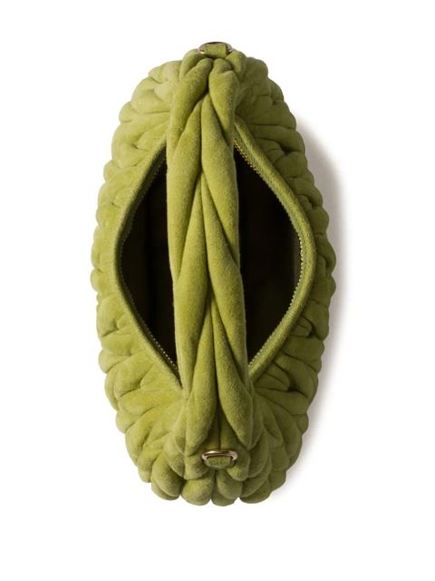 Miu Miu Wander matelassé tote bag - Green - zdjęcie produktu nr 2
