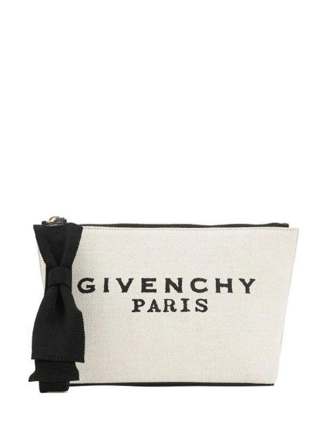 Givenchy logo-print pouch - Neutrals - zdjęcie produktu nr 1
