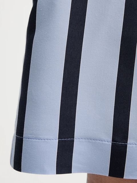 Sandro Ferrone szorty damskie kolor niebieski wzorzyste high waist S15XBEARPA