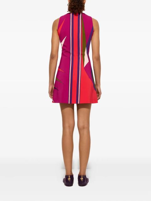 PUCCI abstract-print mini dress - Pink