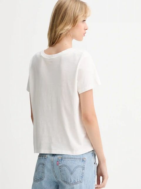 Levi's t-shirt bawełniany damski kolor biały A8804
