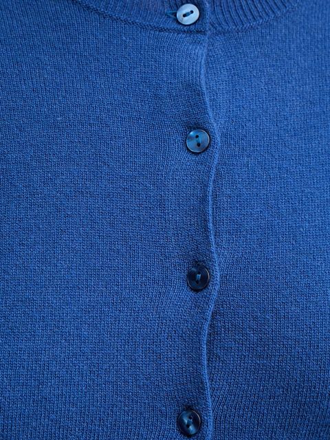 United Colors of Benetton kardigan wełniany kolor niebieski lekki