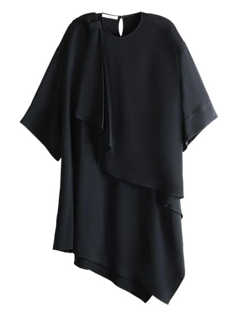 Givenchy ruffled asymmetric midi dress - Black - zdjęcie produktu nr 1