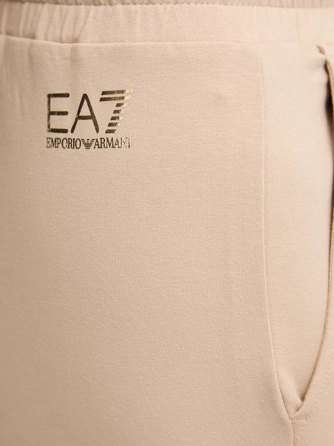 EA7 Emporio Armani dres damski kolor beżowy AF12502.7W000687