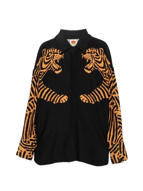 FARM Rio tiger-print shirt - Black - zdjęcie produktu nr 1