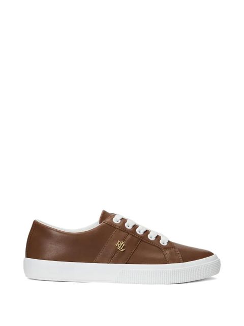 Lauren Ralph Lauren Janson II metal-logo sneakers - Brown - zdjęcie produktu nr 1