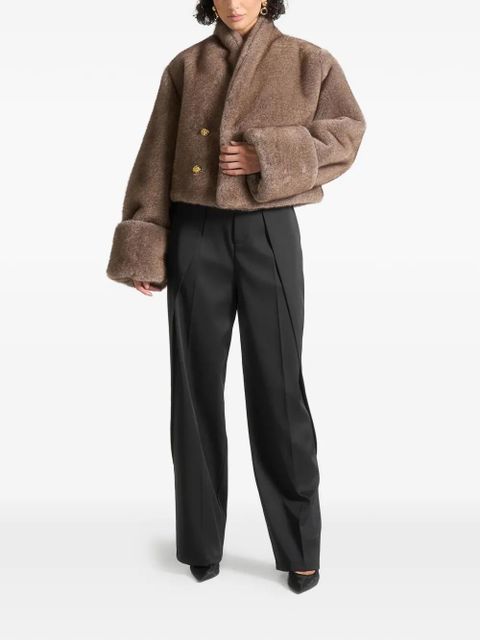 Manière De Voir Albane tie jacket - Brown