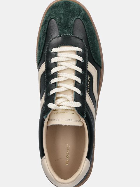 Gant sneakersy skórzane Cuzima damskie kolor zielony 31531040