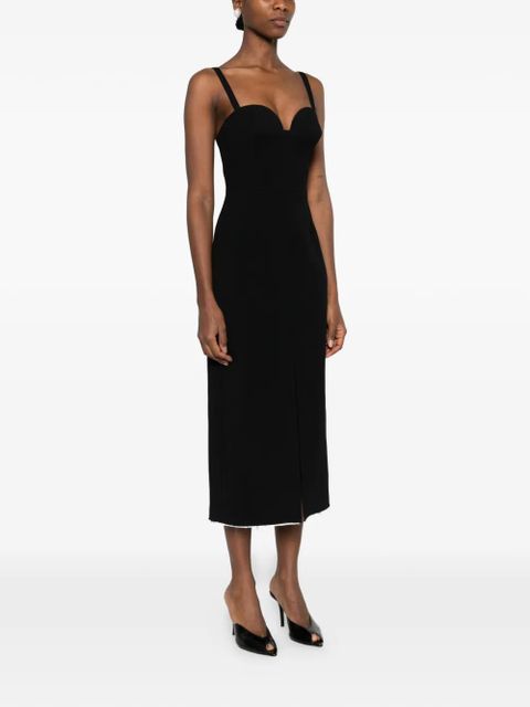 Givenchy sweetheart-neck midi dress - Black - zdjęcie produktu nr 2